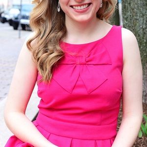 Magenta Lauren Conrad Dress W/ POCKETS!